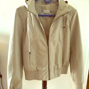Cream/Tan LeatherJacket